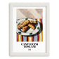 Cantuccini Toscani – Italian Biscuits Dish, Restaurant Art, placed in minimal white frame