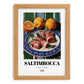 Saltimbocca – Italian Meat Dish, Fine Dining Restaurant Painting, set in oak frame