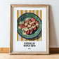 Vitello Tonnato – Italian Meat Dish, Restaurant Poster, in wooden frame leaning on the floor