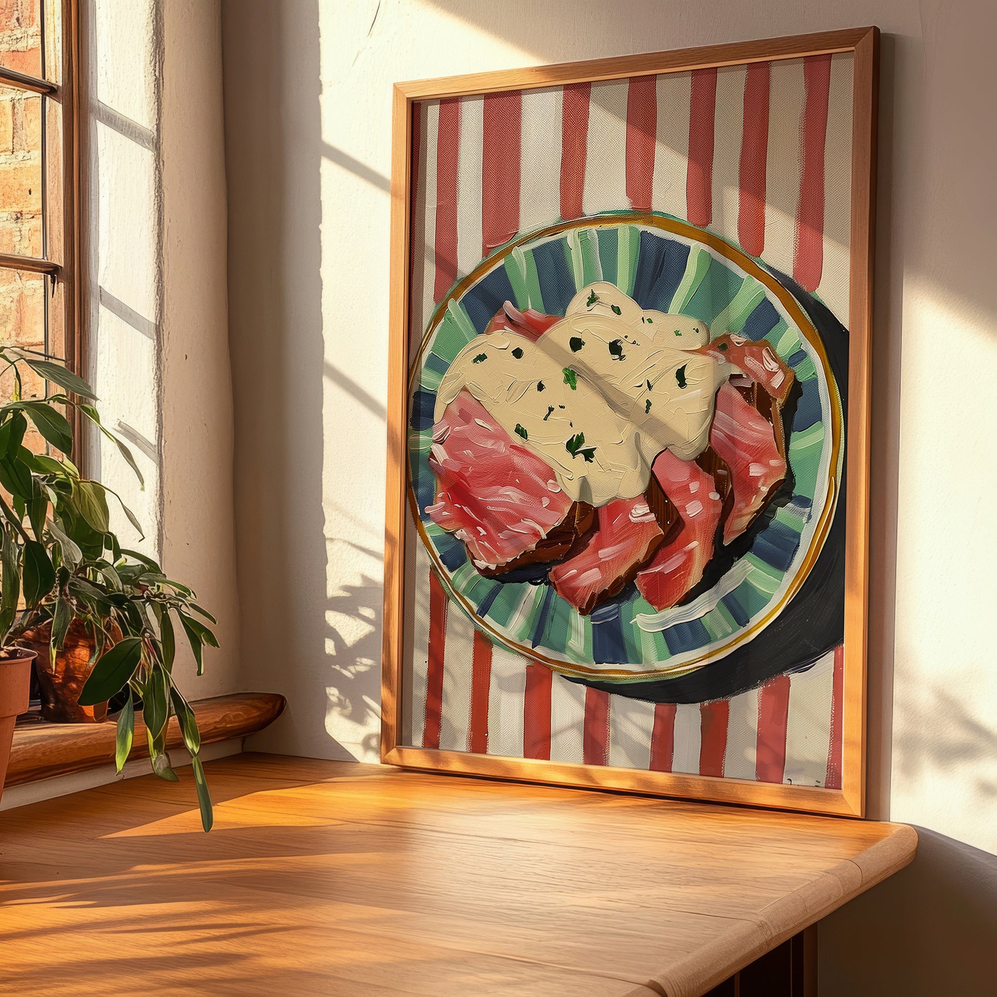 Vitello Tonnato – Italian Meat Dish, Restaurant Still Life, clean layout with no caption