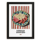 Vitello Tonnato – Italian Meat Dish, Restaurant Still Life, in sleek black frame