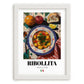 Ribollita – Italian Soup Dish, Tavern Wall Art, placed in minimal white frame
