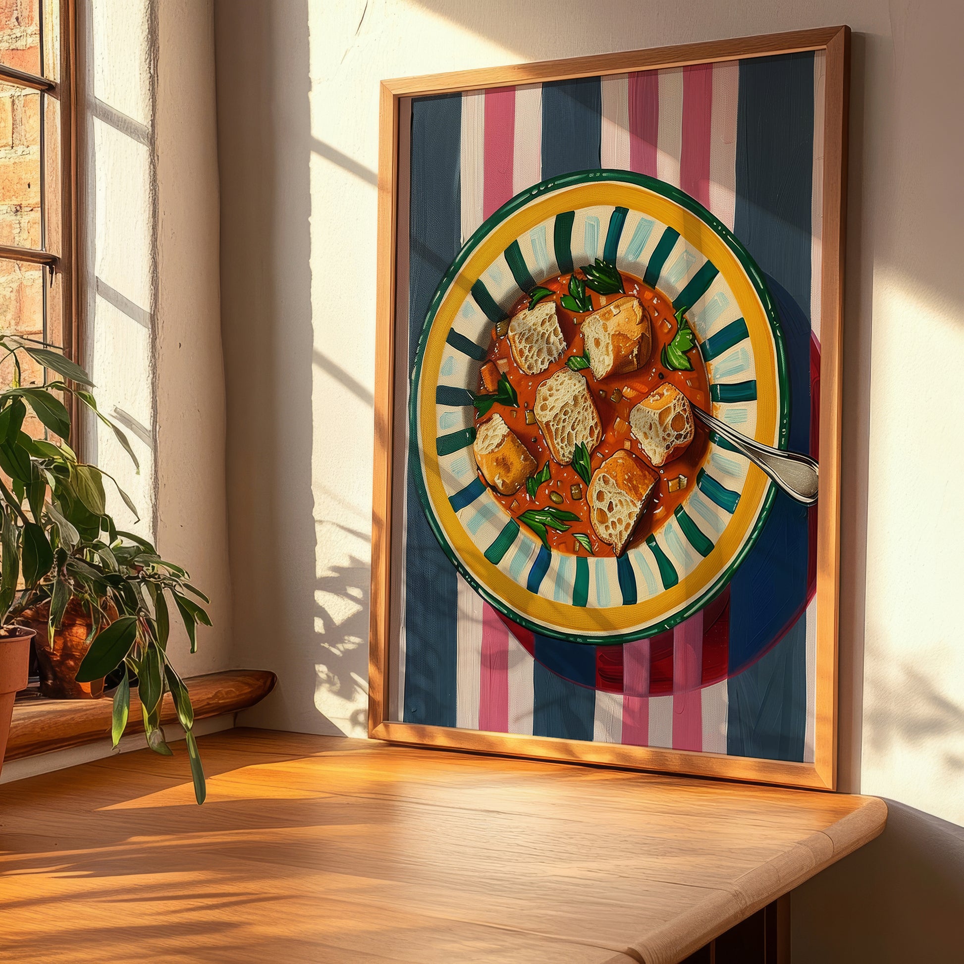 Ribollita – Italian Soup Dish, Café Wall Decor, clean layout with no caption