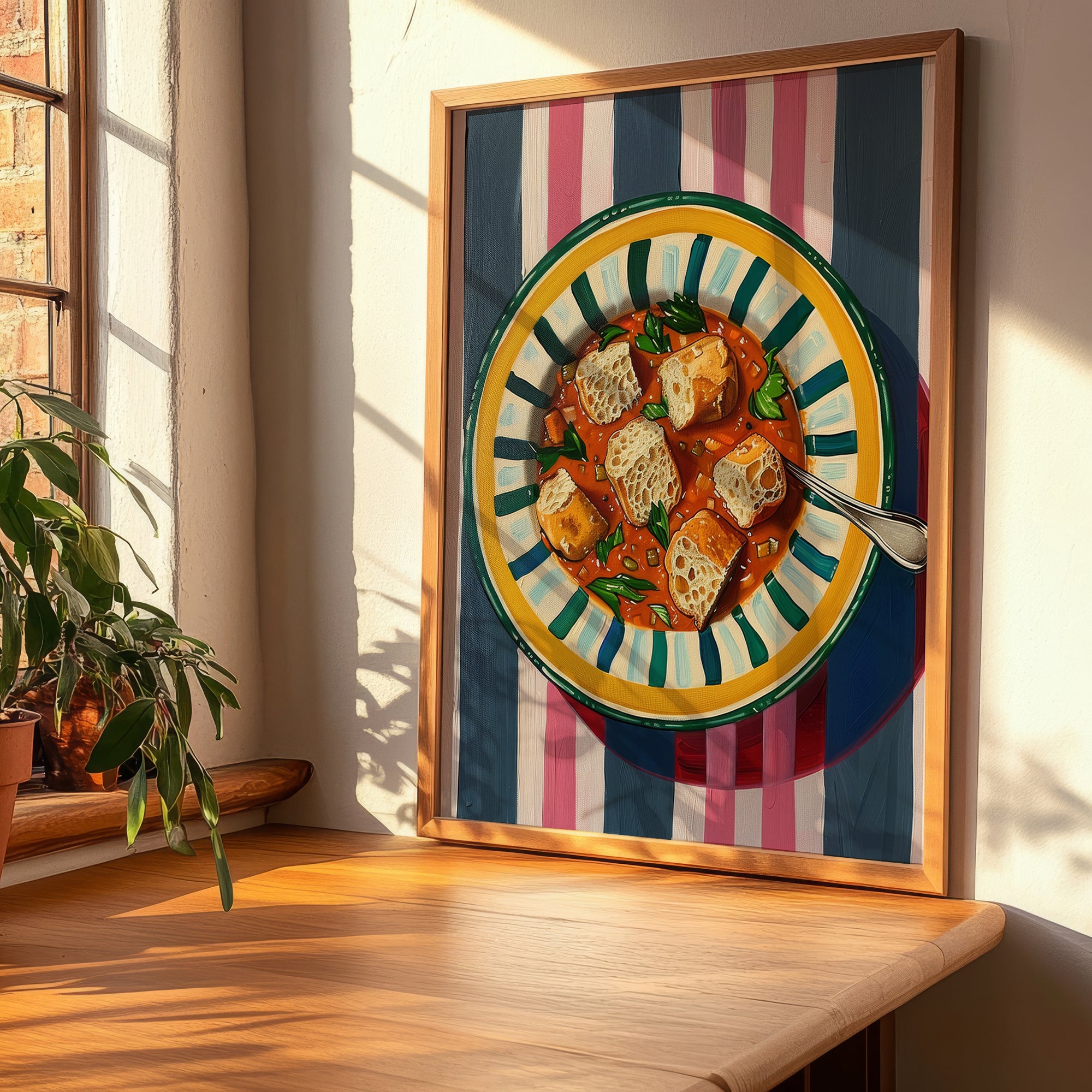 Ribollita – Italian Soup Dish, Café Wall Decor, clean layout with no caption