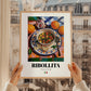Ribollita – Italian Soup Dish, Brasserie Wall Art, styled in a charming Paris street view