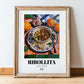 Ribollita – Italian Soup Dish, Brasserie Wall Art, in wooden frame leaning on the floor