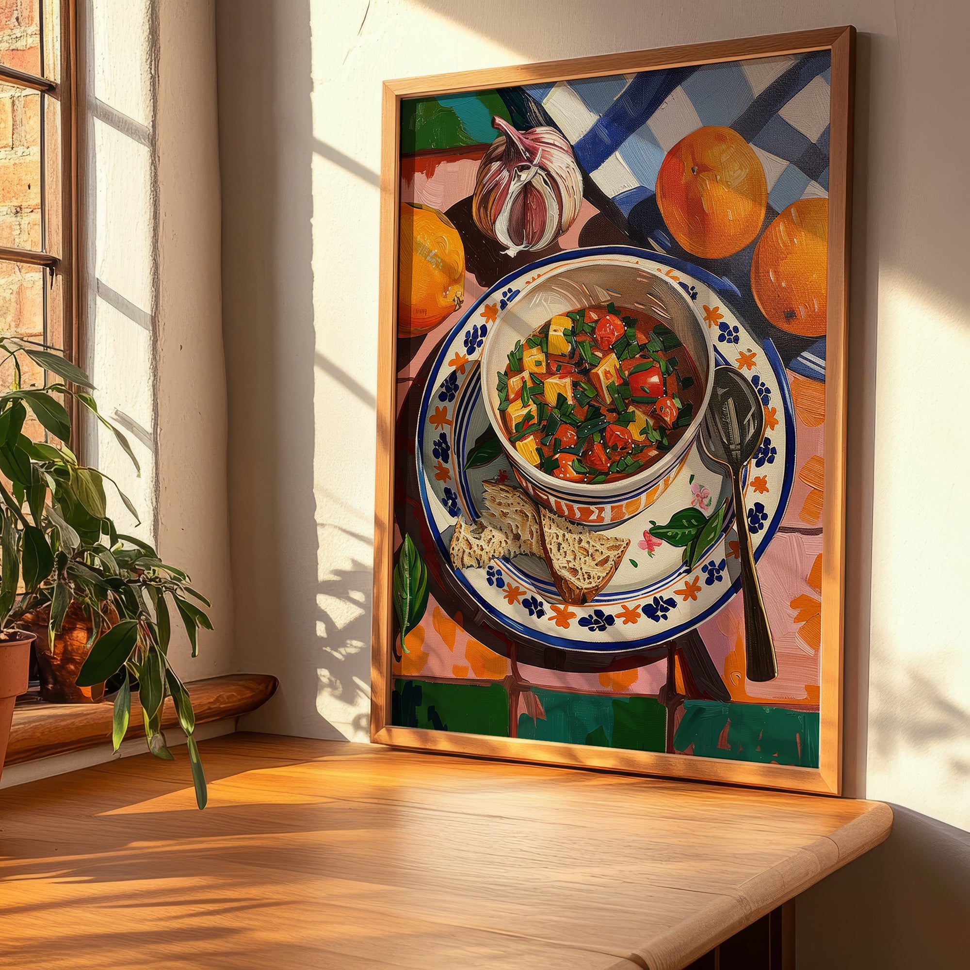 Ribollita – Italian Soup Dish, Brasserie Wall Art, clean layout with no caption