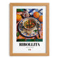 Ribollita – Italian Soup Dish, Brasserie Wall Art, set in oak frame