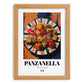 Panzanella – Italian Salad Dish, Bistro Art, set in oak frame