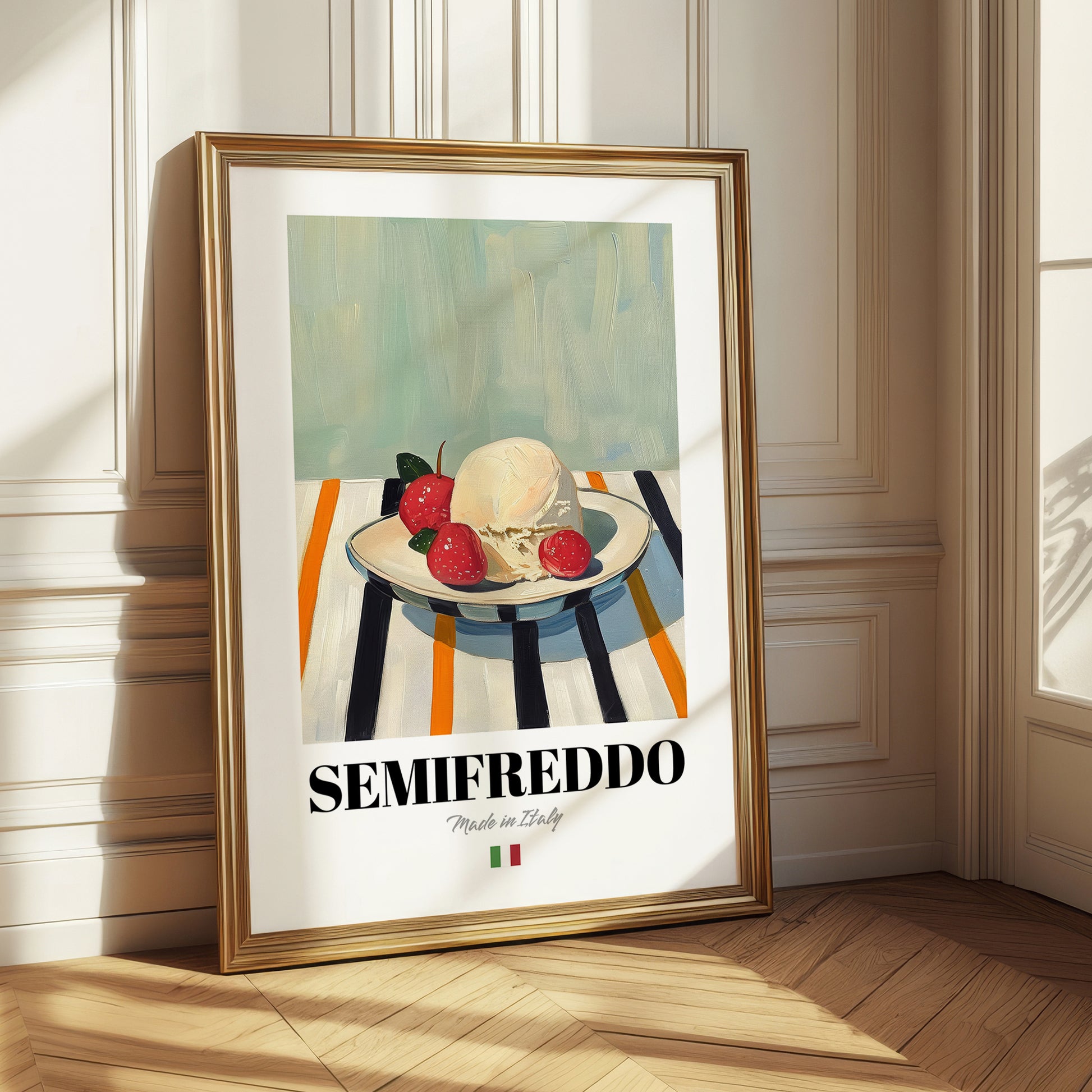 Semifreddo – Italian Dessert Dish, Tavern Wall Decor