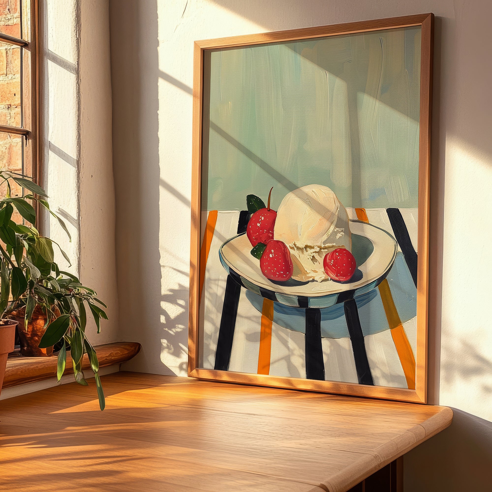 Semifreddo – Italian Dessert Dish, Tavern Wall Decor, clean layout with no caption