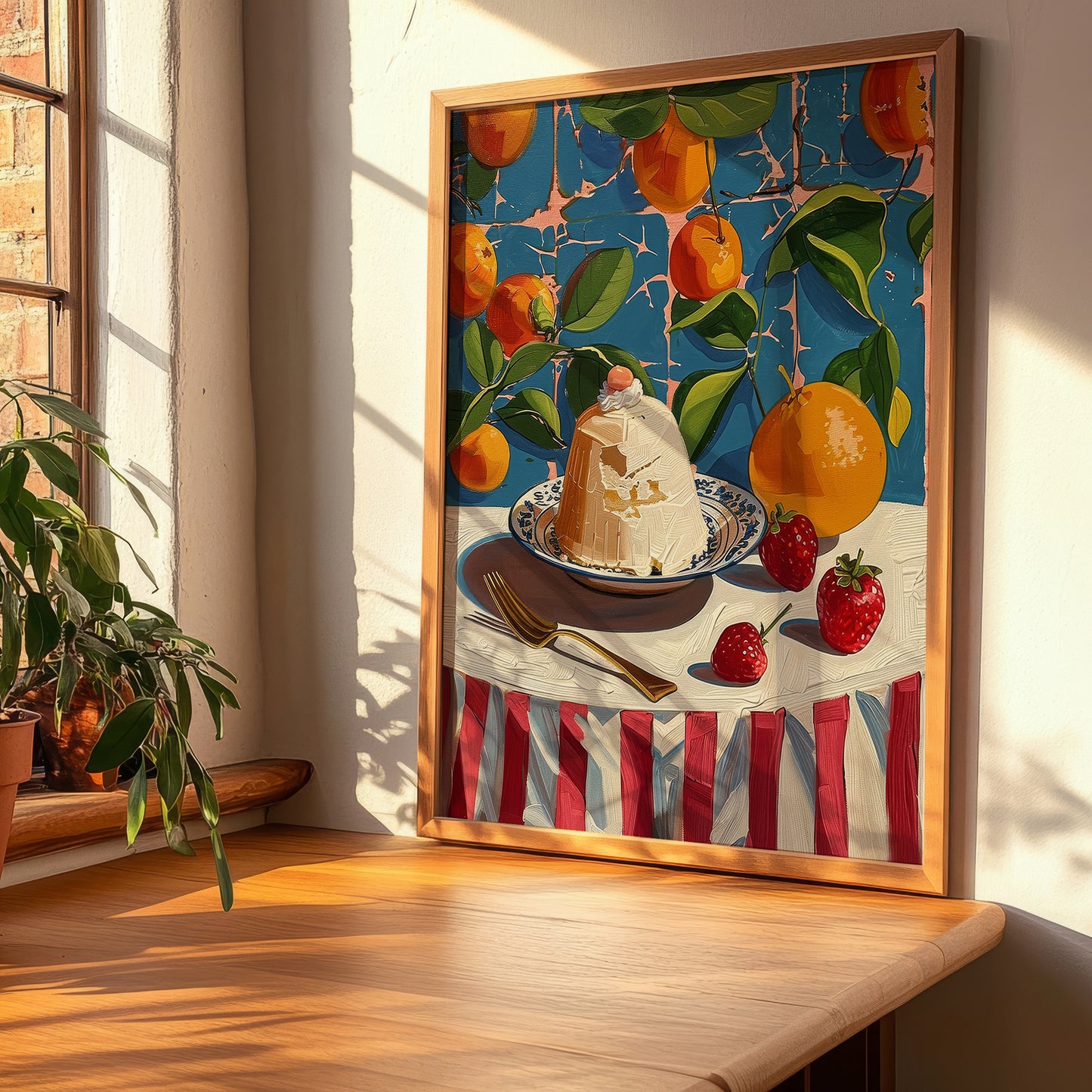 Semifreddo – Italian Dessert Dish, Café Art, clean layout with no caption