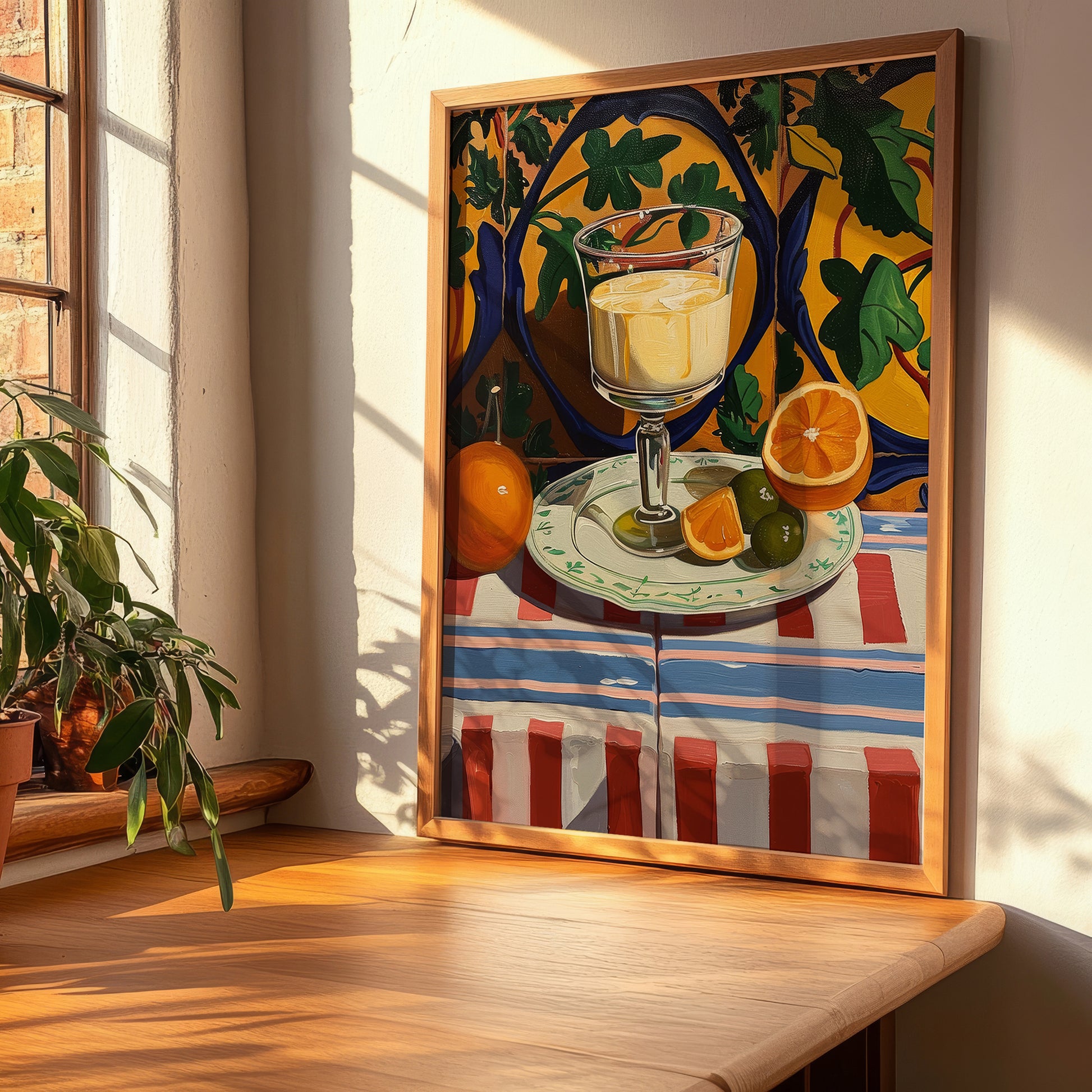 Zabaione – Italian Dessert Dish, Tavern Painting, clean layout with no caption