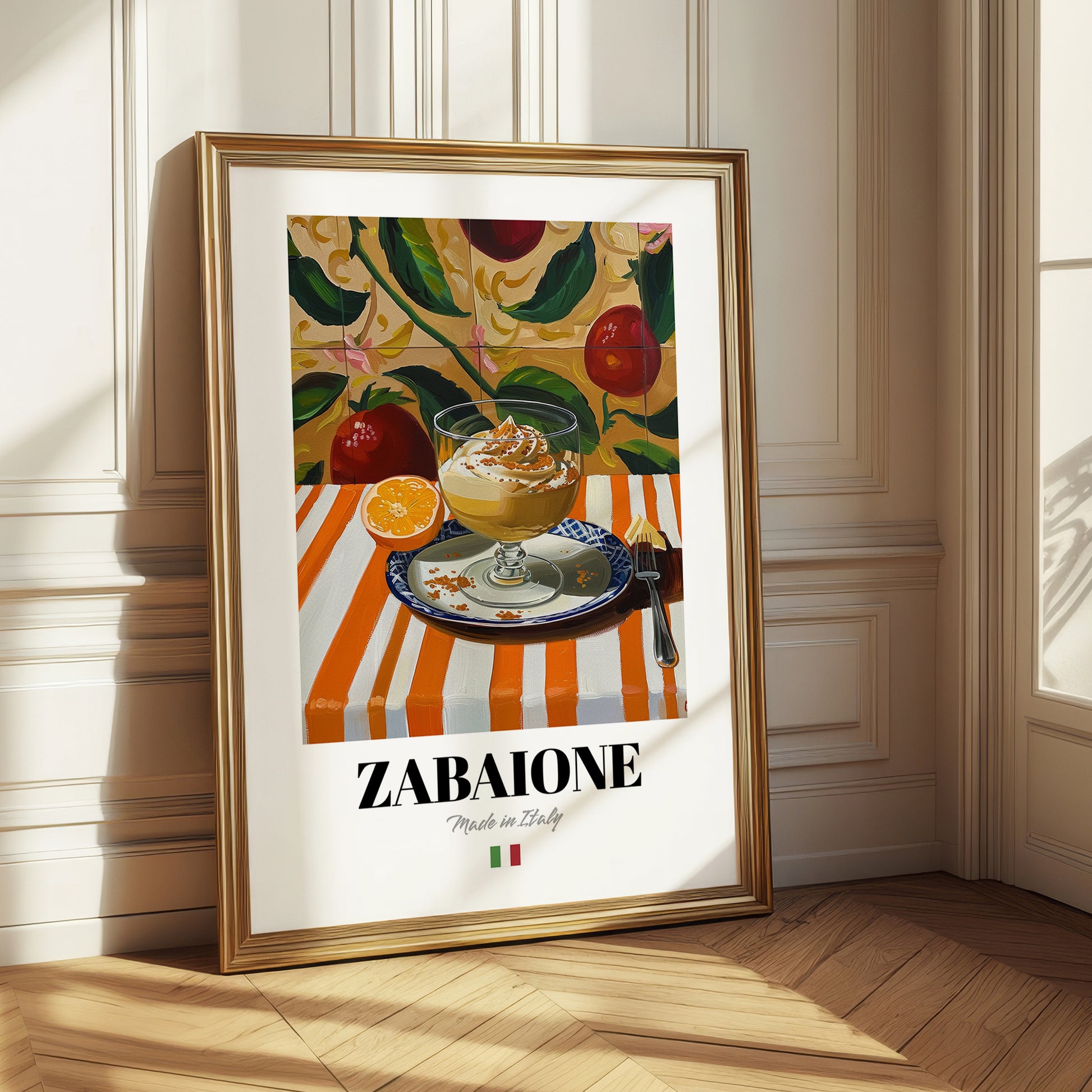 Zabaione – Italian Dessert Dish, Tavern Poster
