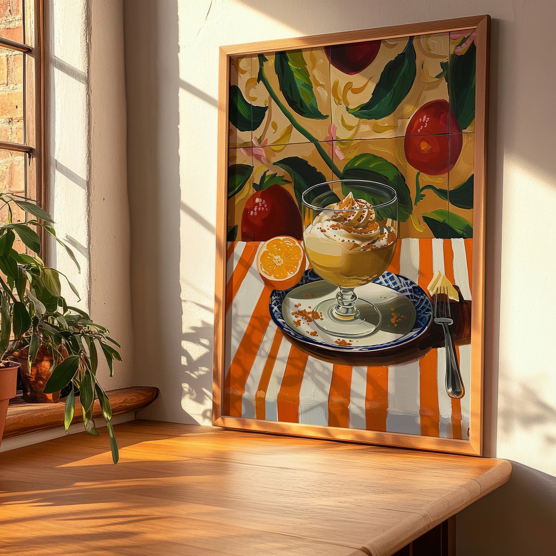 Zabaione – Italian Dessert Dish, Tavern Poster, clean layout with no caption
