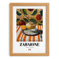 Zabaione – Italian Dessert Dish, Tavern Poster, set in oak frame