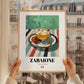 Zabaione – Italian Dessert Dish, Café Still Life, styled in a charming Paris street view