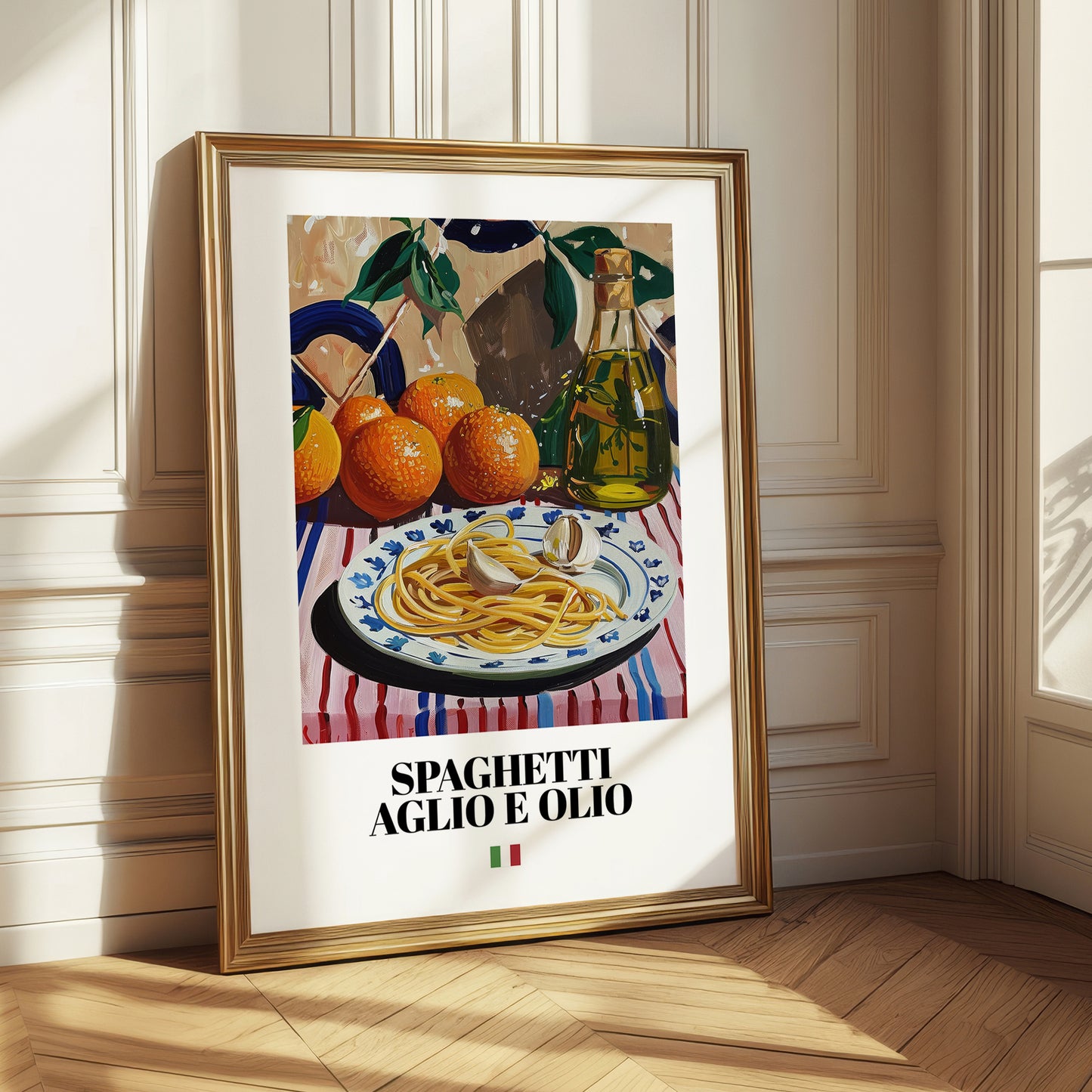 Spaghetti aglio e olio – Italian Pasta, Osteria Wall Art