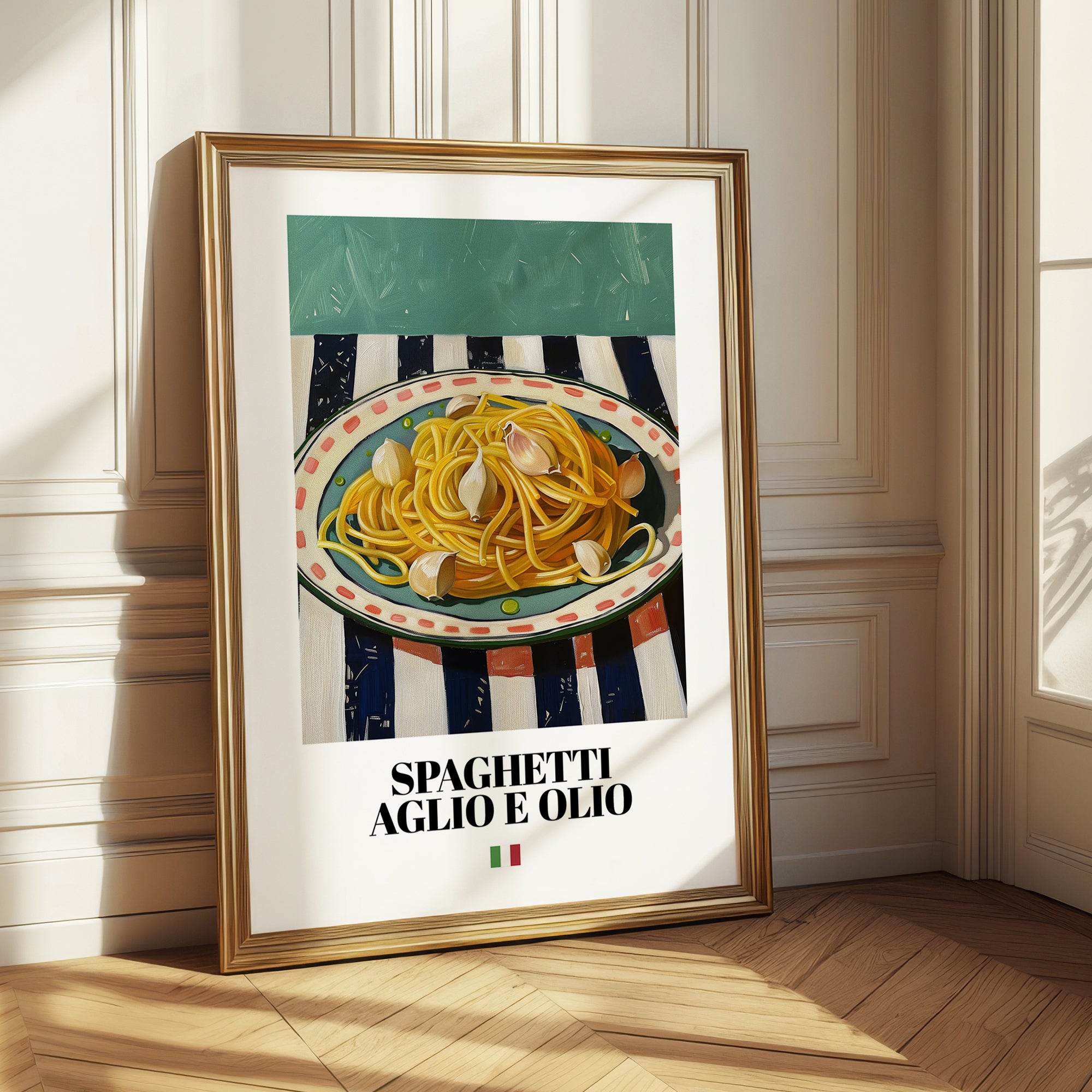 Spaghetti aglio e olio – Italian Pasta, Ristorante Print