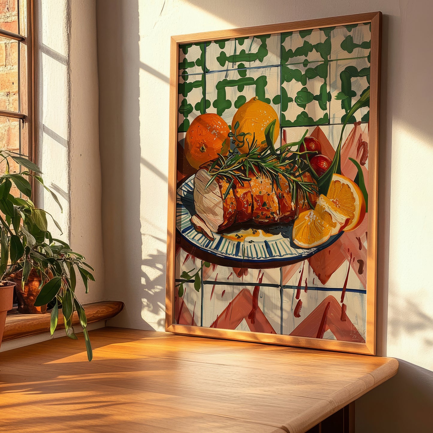 Porchetta – Italian Meat Dish, Restaurant Poster, clean layout with no caption
