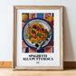 Spaghetti alla Puttanesca – Italian Pasta, Osteria Print, in wooden frame leaning on the floor