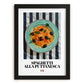 Spaghetti alla Puttanesca – Italian Pasta, Trattoria Print, in sleek black frame