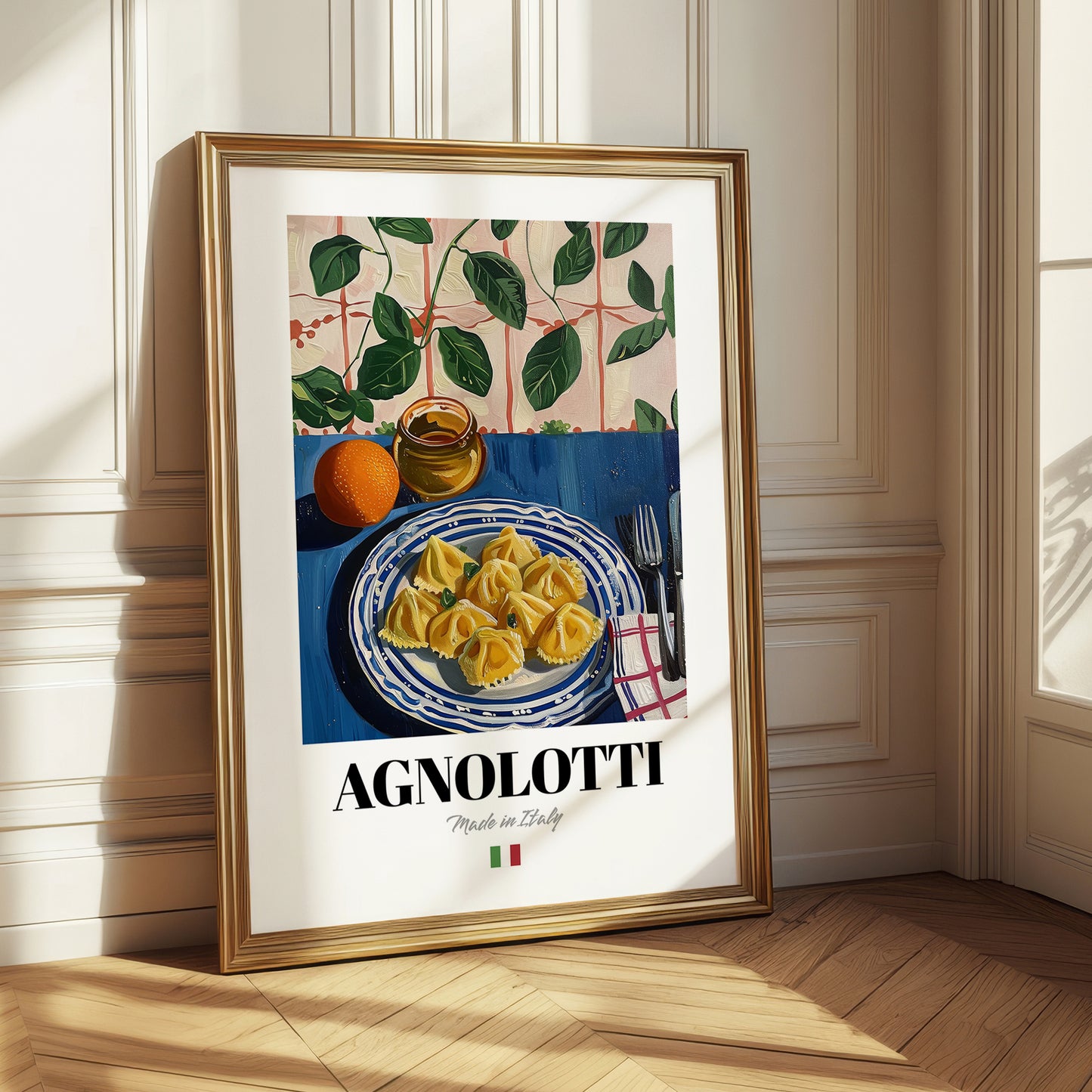 Agnolotti – Italian Pasta, Trattoria Poster