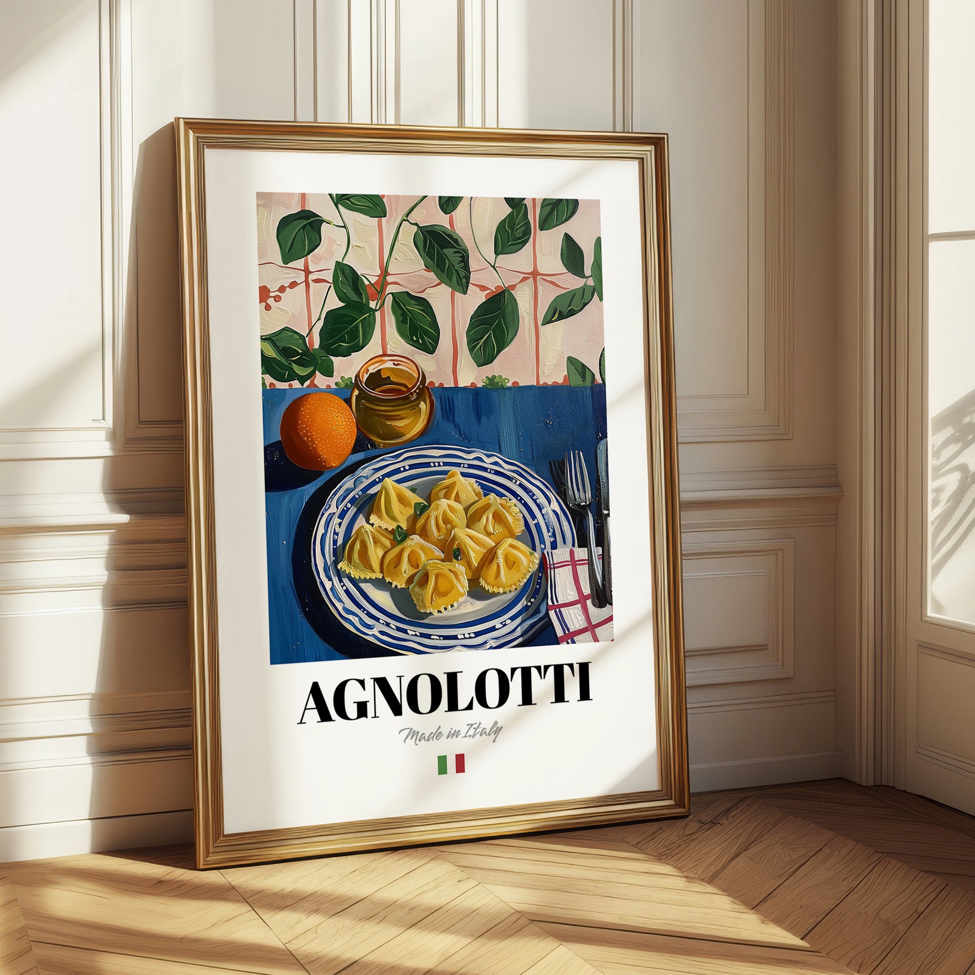 Agnolotti – Italian Pasta, Trattoria Poster