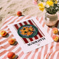 Agnolotti – Italian Pasta, Ristorante Wall Art, unframed on coastal sand