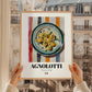 Agnolotti – Italian Pasta, Ristorante Poster, styled in a charming Paris street view