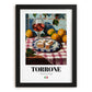 Torrone – Italian Dessert Dish, Tavern Poster, in sleek black frame