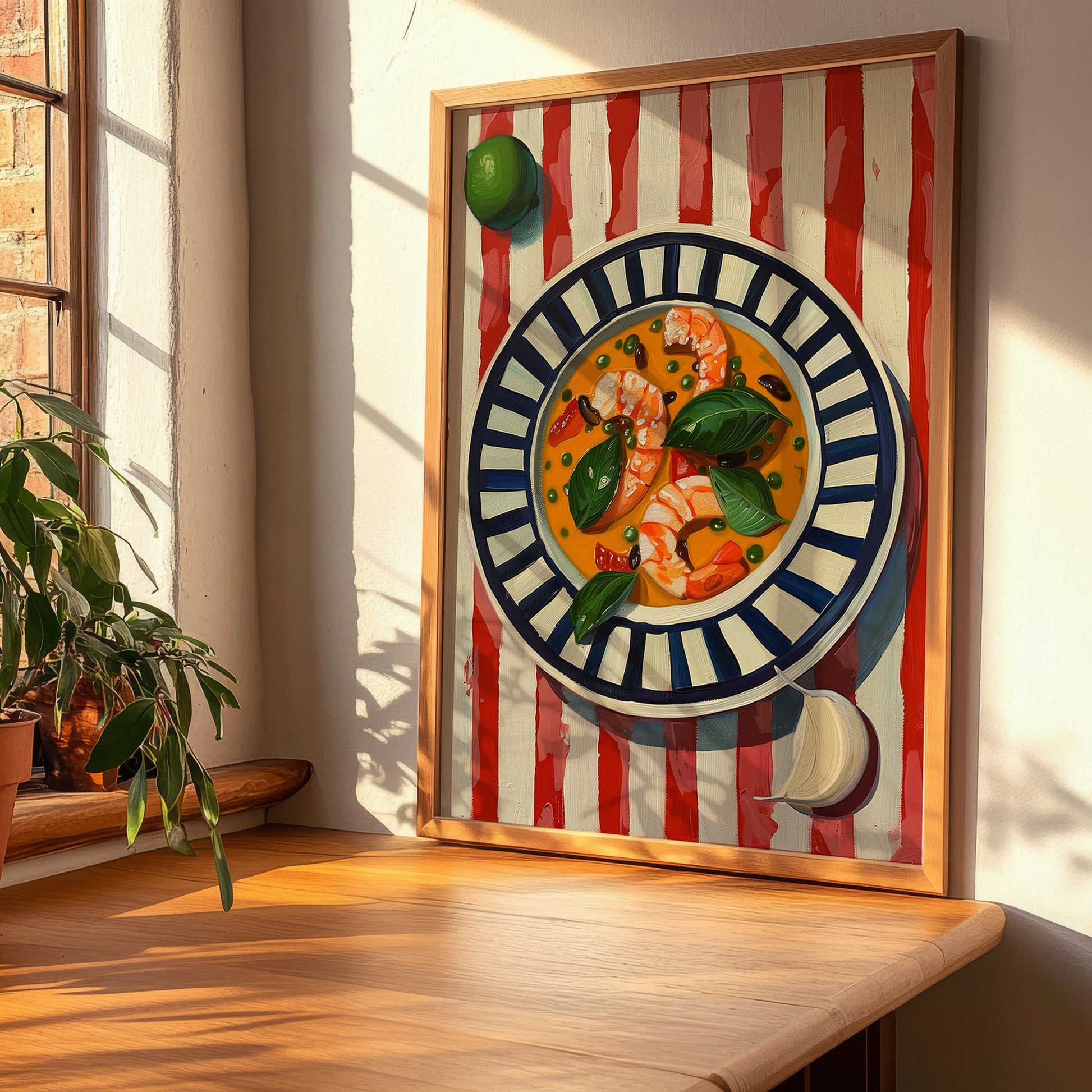 Cioppino – Italian Soup Dish, Bistro Still Life, clean layout with no caption
