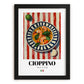 Cioppino – Italian Soup Dish, Bistro Still Life, in sleek black frame
