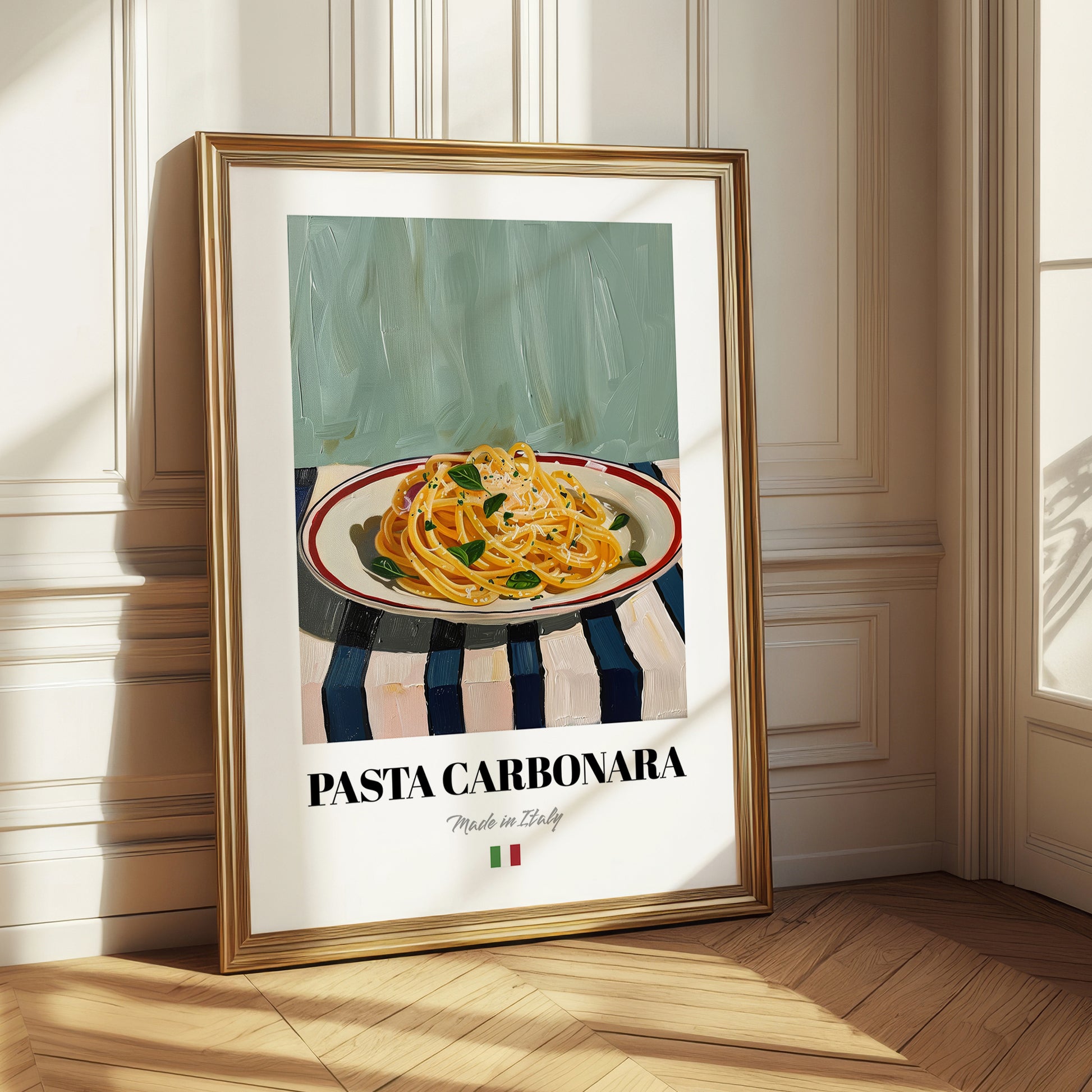 Pasta Carbonara – Italian Pasta, Ristorante Poster