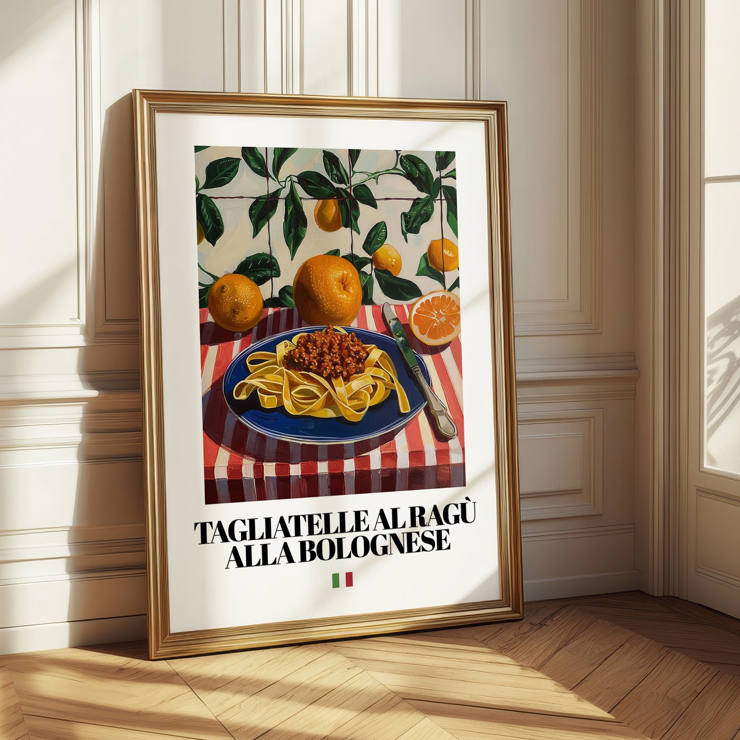 Tagliatelle al ragù alla Bolognese – Italian Pasta, Trattoria Poster