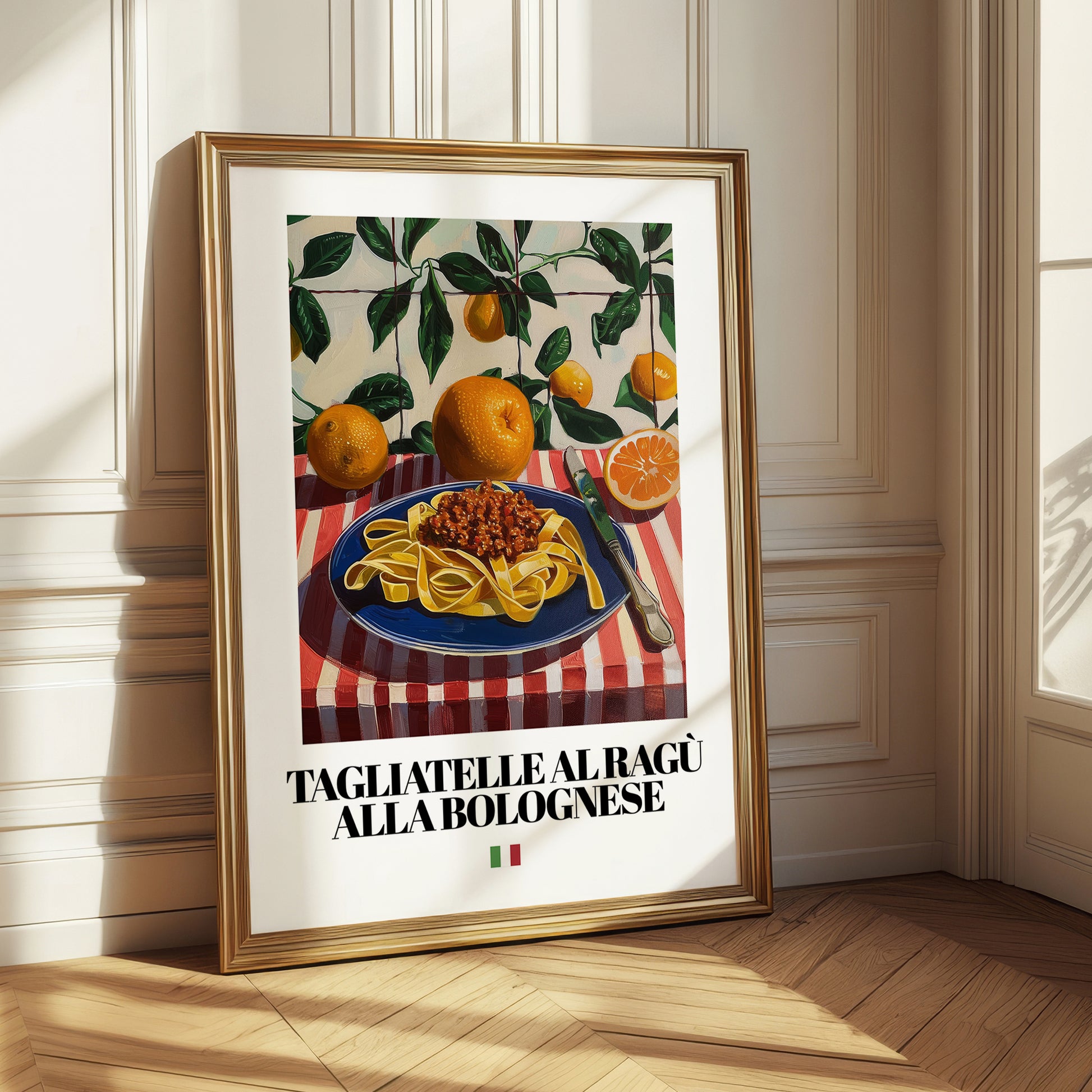 Tagliatelle al ragù alla Bolognese – Italian Pasta, Trattoria Poster
