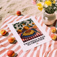 Tagliatelle al ragù alla Bolognese – Italian Pasta, Trattoria Poster, unframed on coastal sand