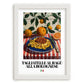 Tagliatelle al ragù alla Bolognese – Italian Pasta, Trattoria Poster, placed in minimal white frame