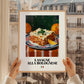 Lasagne alla Bolognese – Italian Pasta, Osteria Wall Art, styled in a charming Paris street view