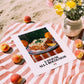 Lasagne alla Bolognese – Italian Pasta, Osteria Wall Art, unframed on coastal sand
