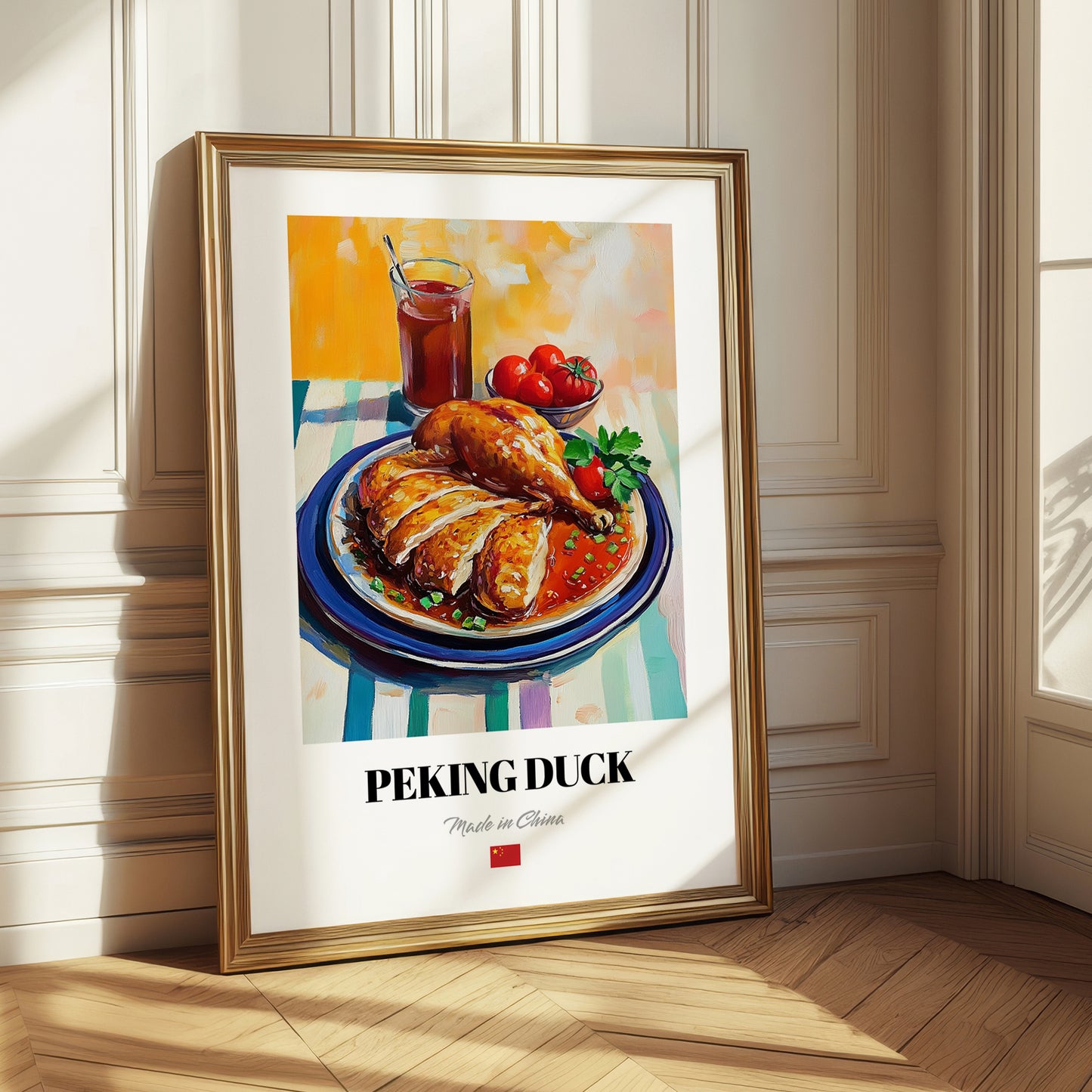 Peking Duck – Oil Painting, Chinese Food Wall Decor