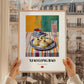 Xiao Long Bao – Colorful Oil Painting, Chinese Food Poster, styled in a charming Paris street view