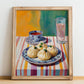 Xiao Long Bao – Colorful Oil Painting, Chinese Food Poster, no-text version framed in wood