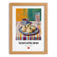 Xiao Long Bao – Colorful Oil Painting, Chinese Food Poster, set in oak frame