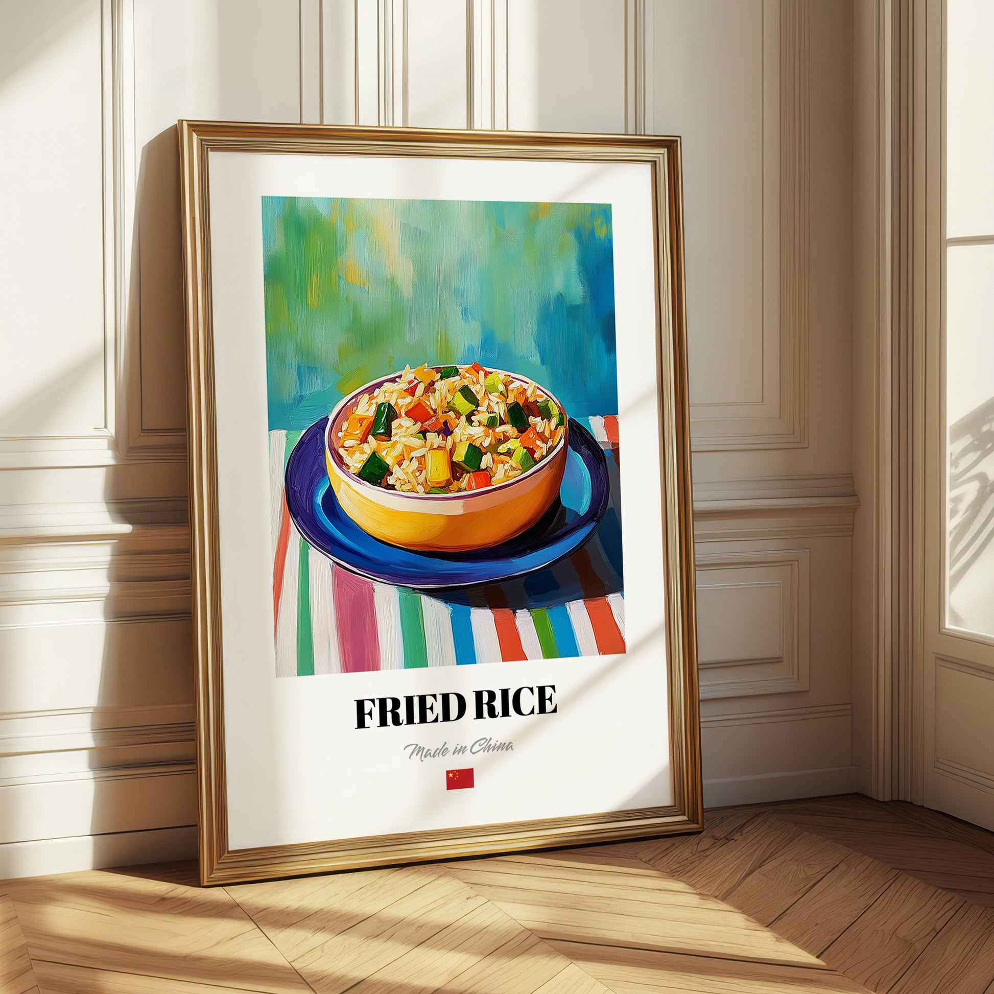 Chǎofàn – Oil Painting, Chinese Food Painting