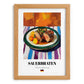 Sauerbraten – Art, German Food Painting, set in oak frame