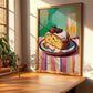 Stollen – Art, German Dessert Still Life, clean layout with no caption