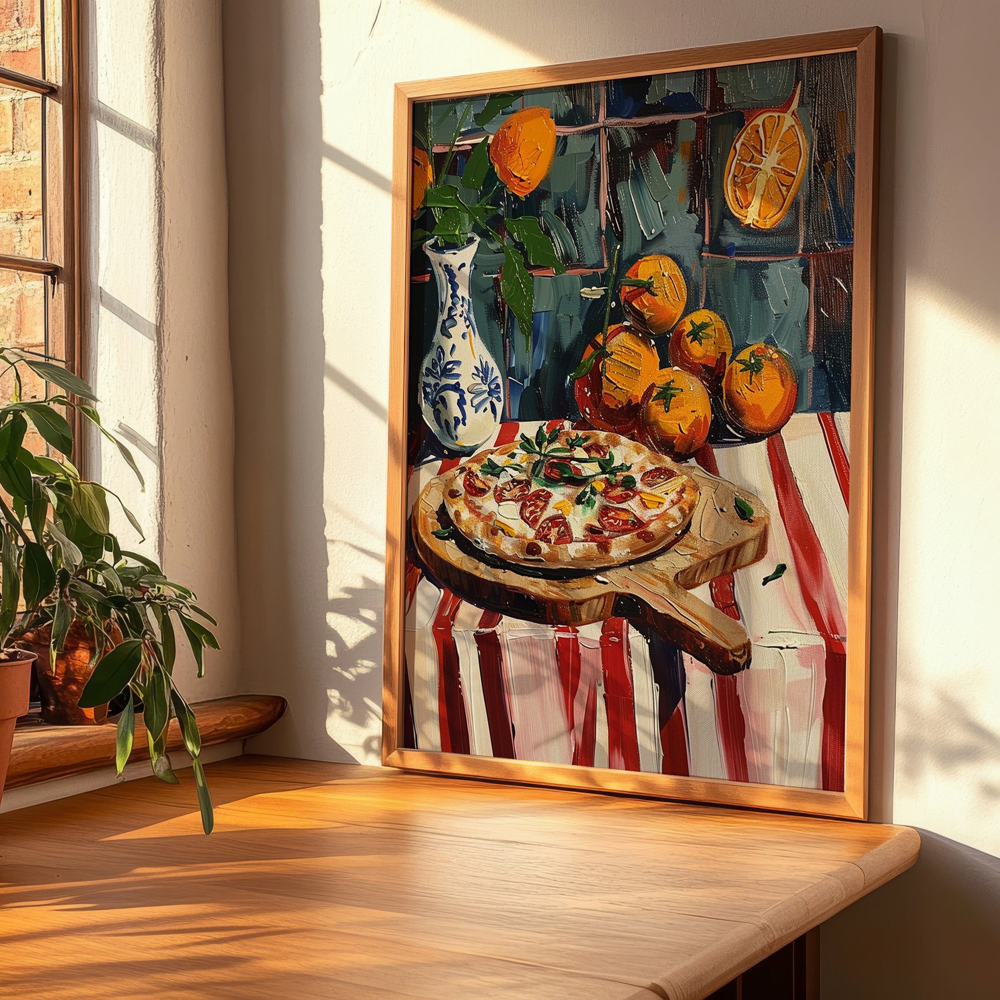 Flammkuchen – Art, German Food Wall Decor, clean layout with no caption