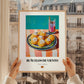 Buñuelos de Viento – Art, Spanish Dessert Wall Print, styled in a charming Paris street view