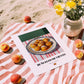 Buñuelos de Viento – on Striped Tablecloth, Spanish Dessert Still Life, unframed on coastal sand